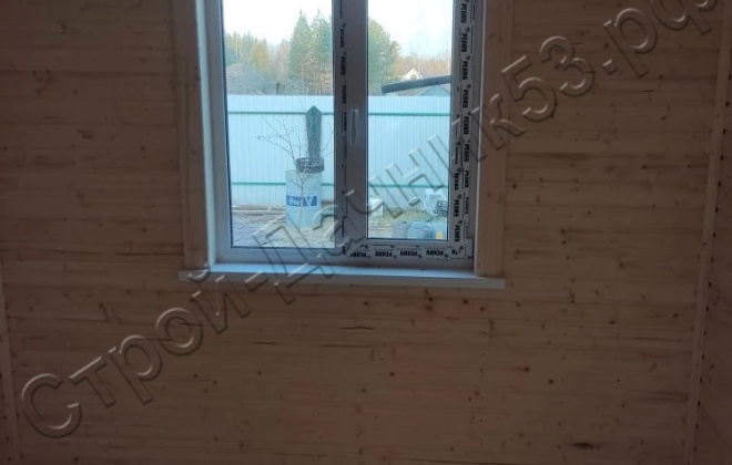 5 Каркасный дом Д-25, 7x6м, 42 М², Ленинградская область, Тихвинский район, деревня Красава (6)